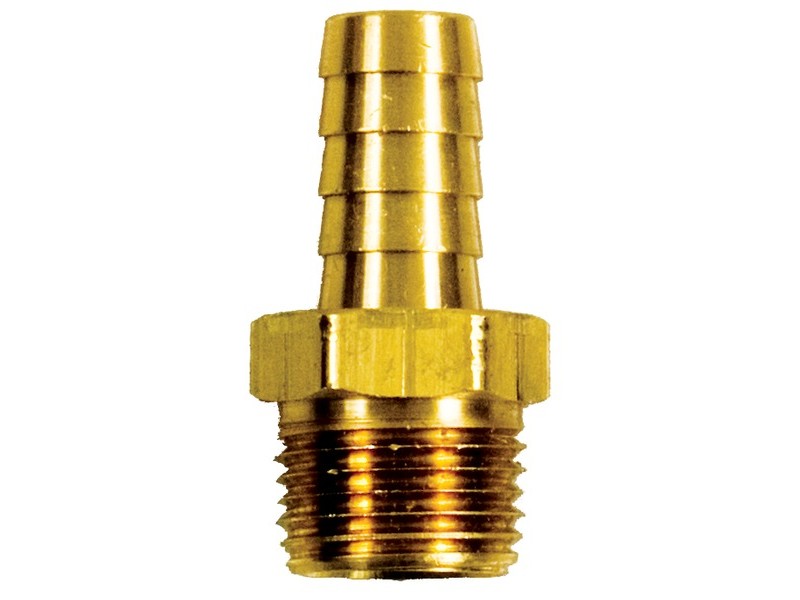 Male Brass 1/2" NPT x 1/2" Barb