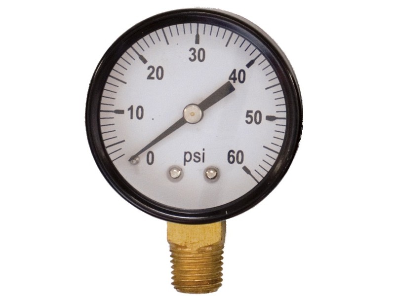 Regulator Gauge - 0-60 psi RHT