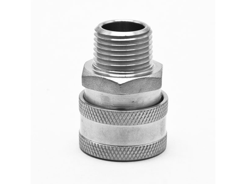 Female Stainless Quick Disconnect x Male 1/2" NPT