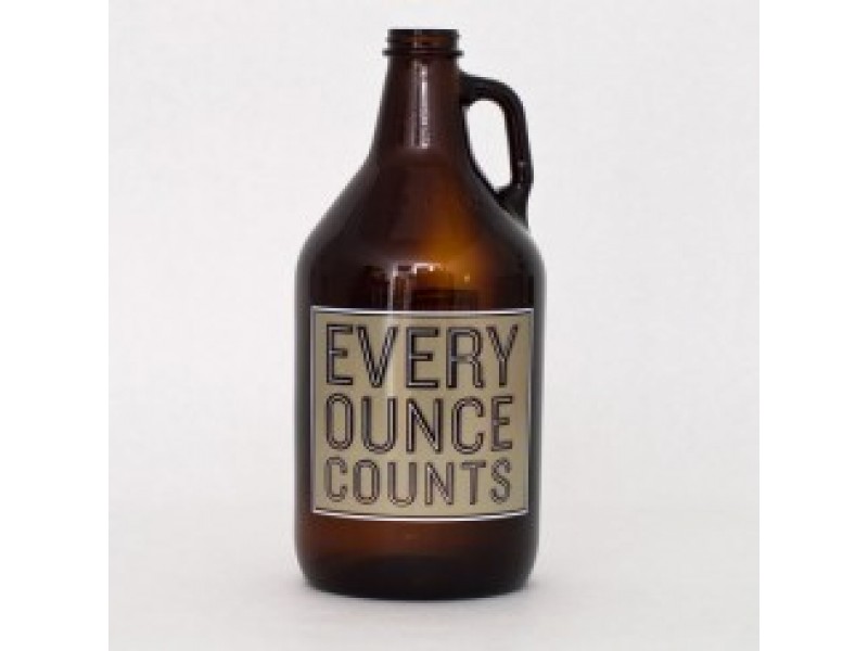Every Ounce Counts Growler with Cap