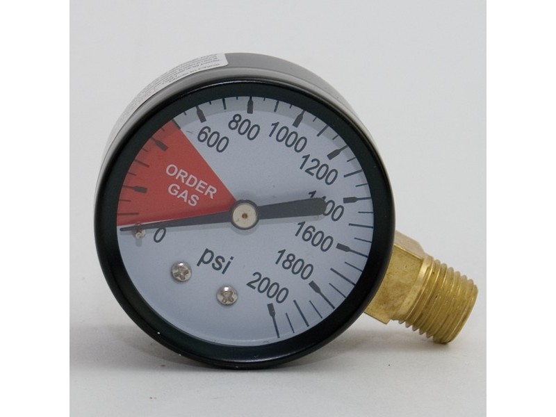 Regulator Gauge - 0-2000 psi RHT