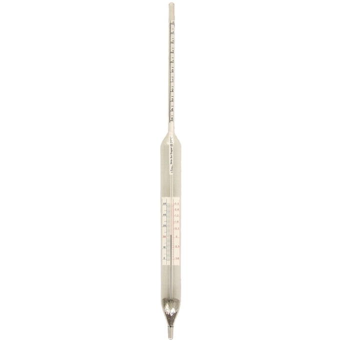 Hydrometer - Brix (9 - 21) With Correction Scale