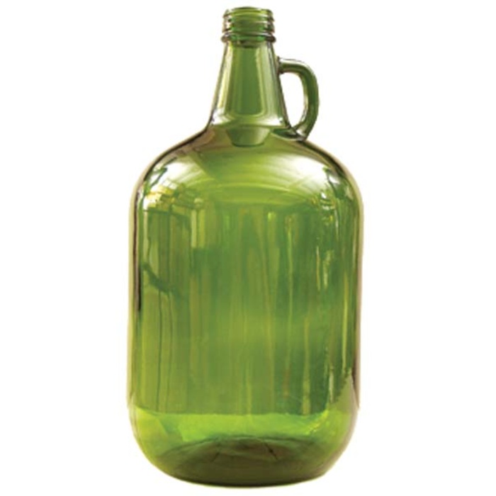 Glass Jar - 1 Gallon, Green (4 Liters)