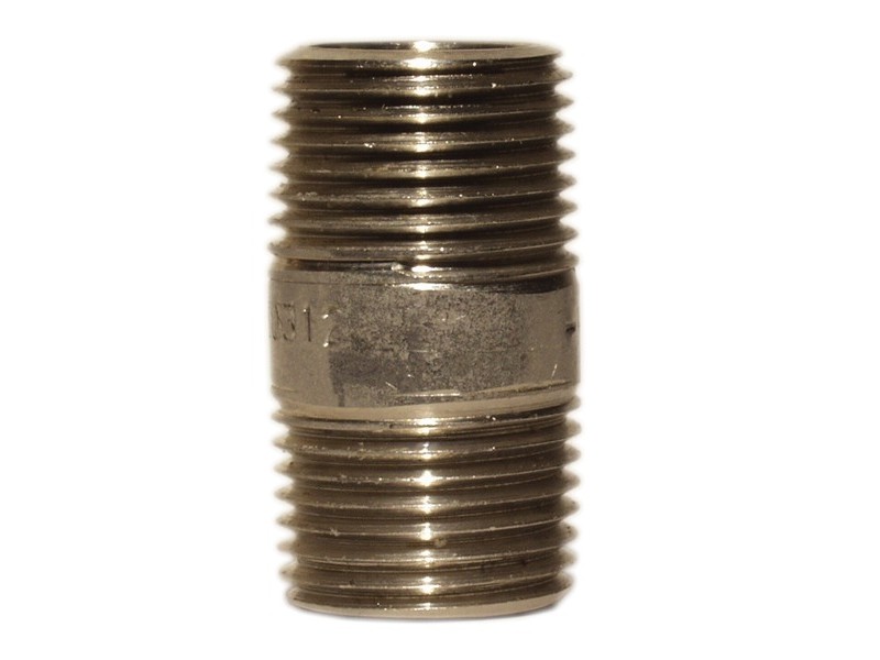 Nipple Stainless 1/2", 1.5" long