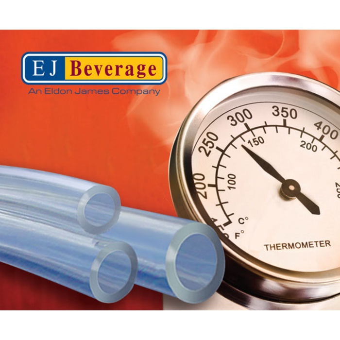 High Temp PVC Free Brew Tubing - (1/2 in ID) By the Foot