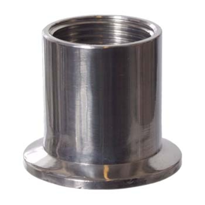 Stainless - 1.5" T.C. x 1" FPT