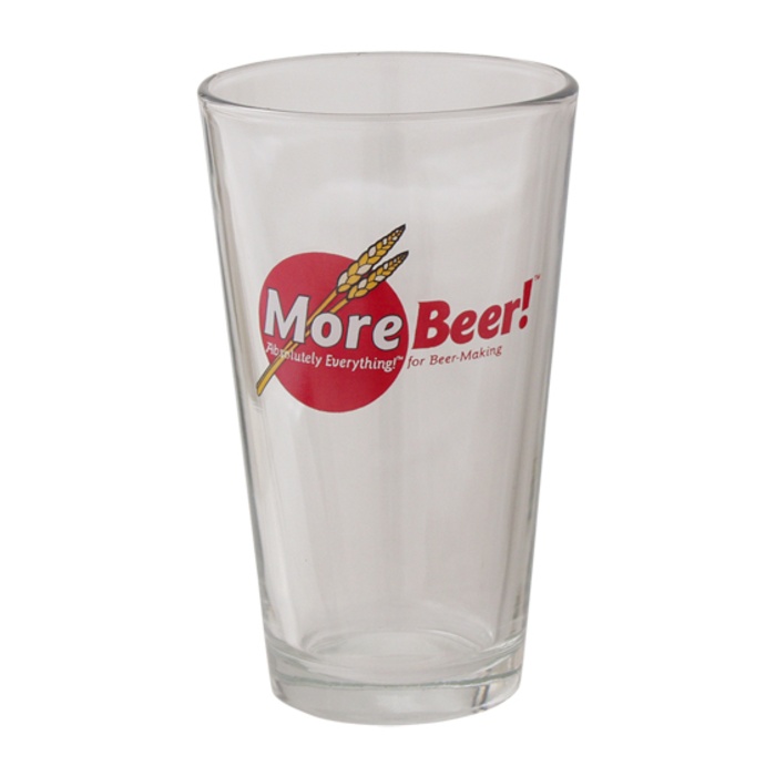 MoreBeer! Pint Glass (16oz)