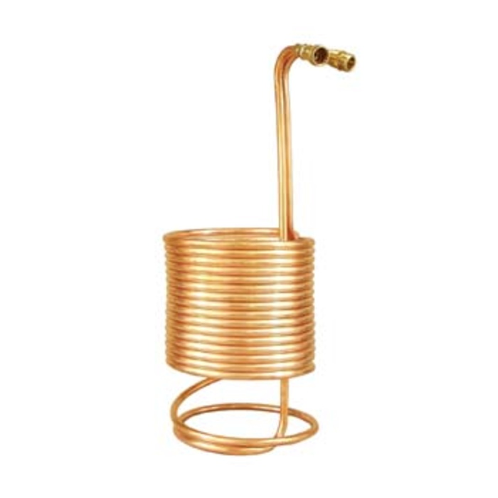Wort Chiller - Immersion Chiller (50' x 1/2" With Brass Fittings)