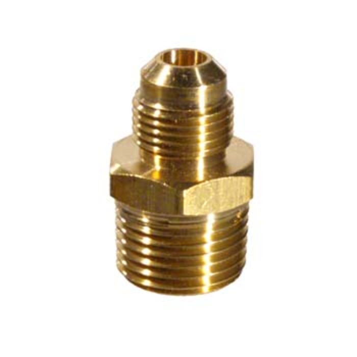 Gas Pipe Adapter - 1/2'' mpt x 3/8'' Male Flare