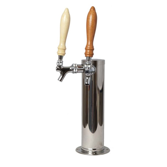 Draft Beer Tower - 2 Faucets