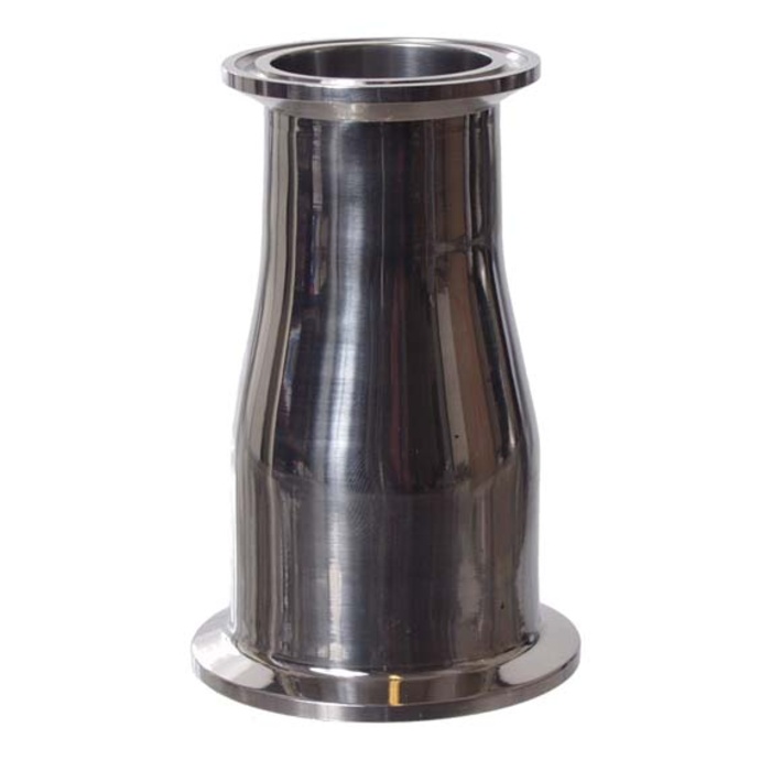 Stainless - 2" T.C. x 1.5" T.C.Concentric Reducer