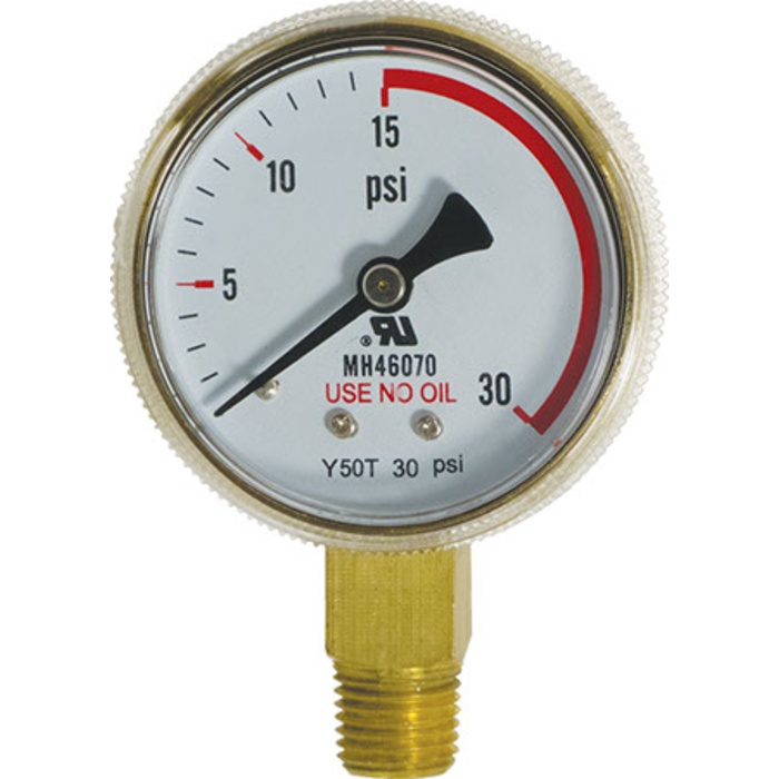 Gauge - Low Pressure (0-30 psi)