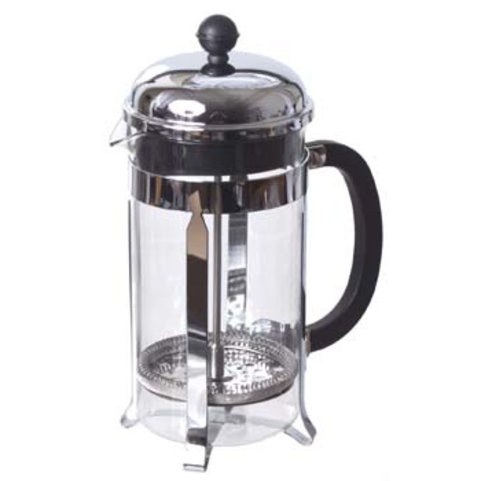 French Press - Stainless 8-Cup (Glass)