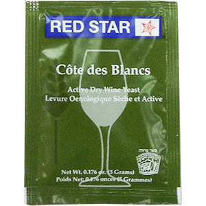 Cote Des Blanc Red Star Dried Wine Yeast