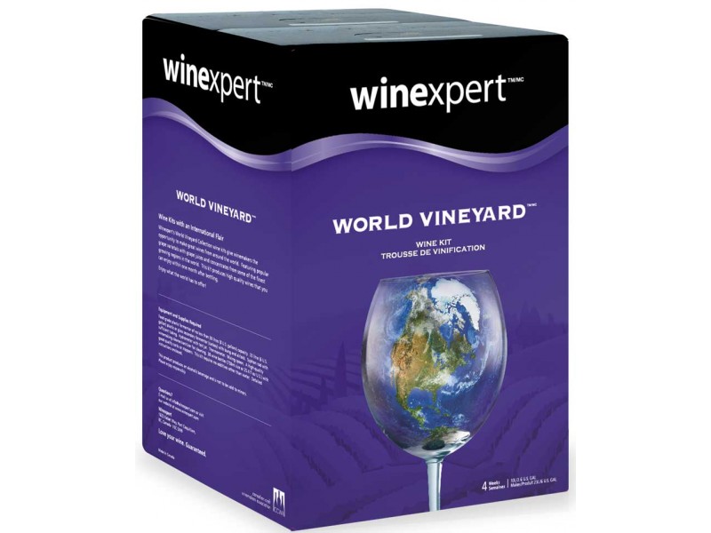 Australian Cabernet Sauvignon Wine Kit with Grape Skins (Winexpert World Vineyard)