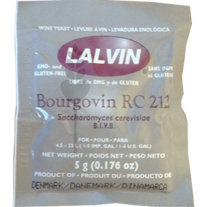 RC-212 Lalvin Dried Wine Yeast (Bourgovin)