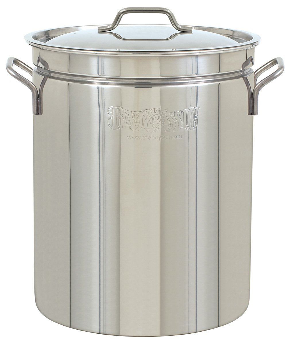 Bayou Classic 1044 Stainless-Steel Stockpot (44 Quart / 11 Gallons)