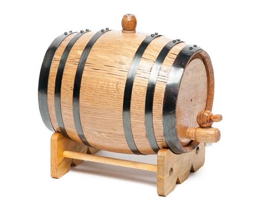 2 Liter Oak Barrel